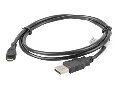 LANBERG CA-USBM-10CC-0010-BK kabelis USB 2.0 micro AM-MBM5P 1m juodas
