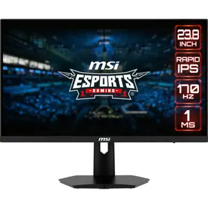 MSI G244F E2, 60.5 cm (23.8"), 1920 x 1080 pixels, Full HD, 1 ms, Black