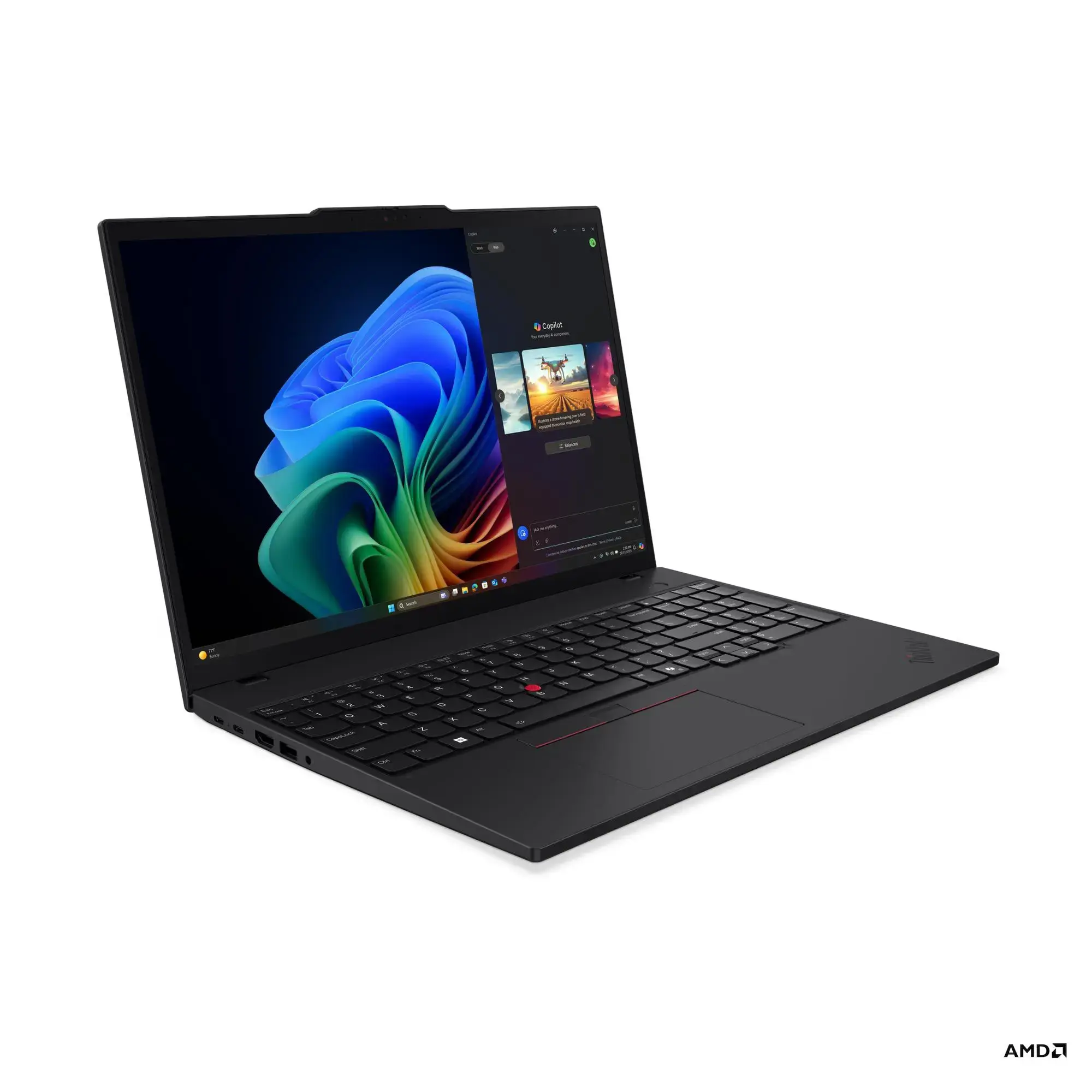 Nešiojamas kompiuteris Lenovo Thinkpad T16 G4 AMD, AMD Ryzen AI 5 PRO 340 (Max. 4.80GHz, 16M, 6C), 512 GB, 16 Coliai, Windows 11 Pro