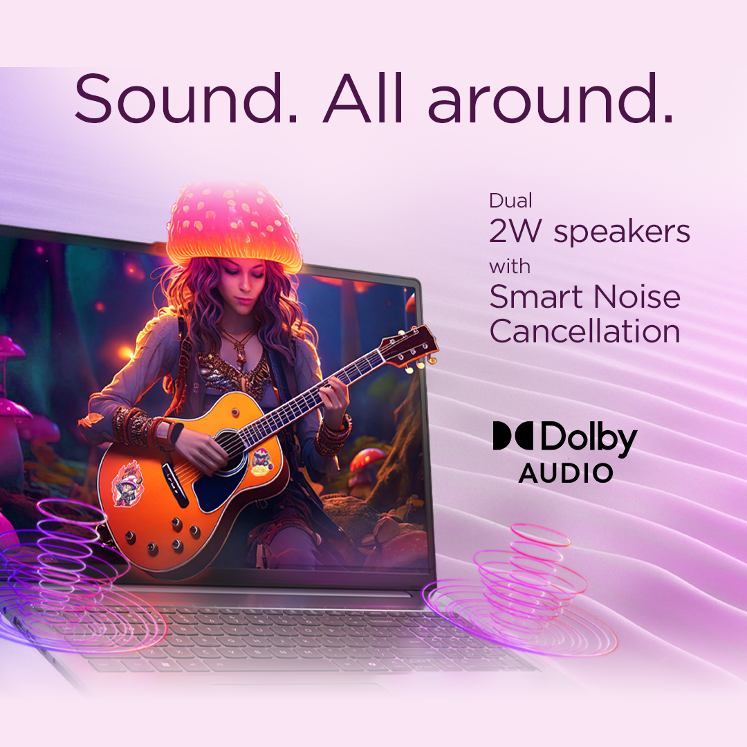 Nešiojamas kompiuteris Lenovo IdeaPad Slim 3 15AMN8, AMD Ryzen 3 7320U (Max. 4.10 GHz, 4M, 4C), 512 GB, 15,6 Coliai, Windows 11 Home