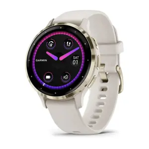 IŠMANUSIS LAIKRODIS VENU 3S/IVORY/GOLD 010-02785-04 GARMIN