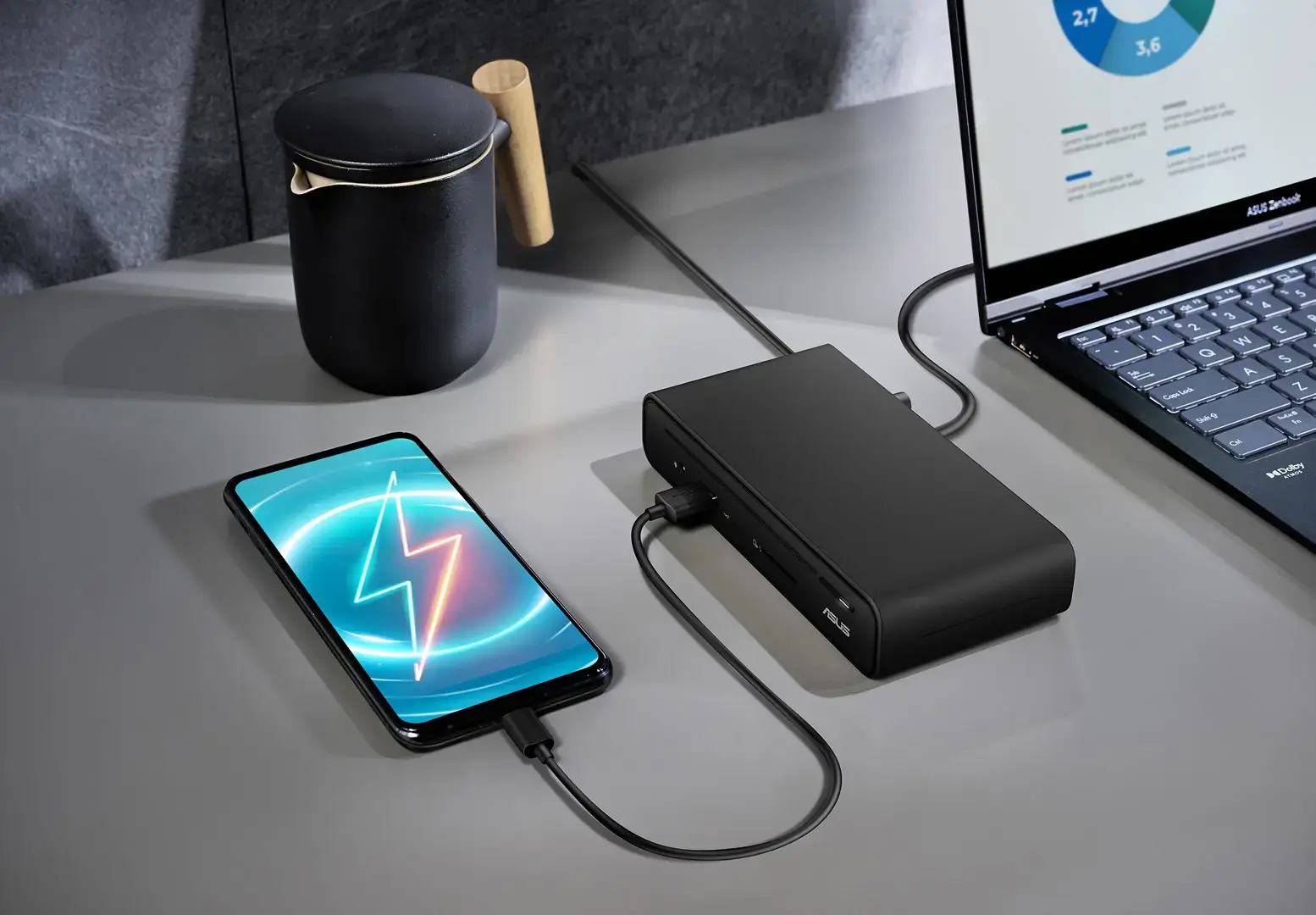 Asus | DC300 Triple Display USB-C Dock | 90XB08CN-BDS090 | DisplayPorts quantity 1 | HDMI ports quantity 1 | Ethernet LAN