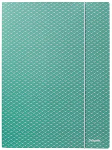 Aplankas dokumentams su gumele Esselte Colour'Breeze, A4, kartoninis, žalia