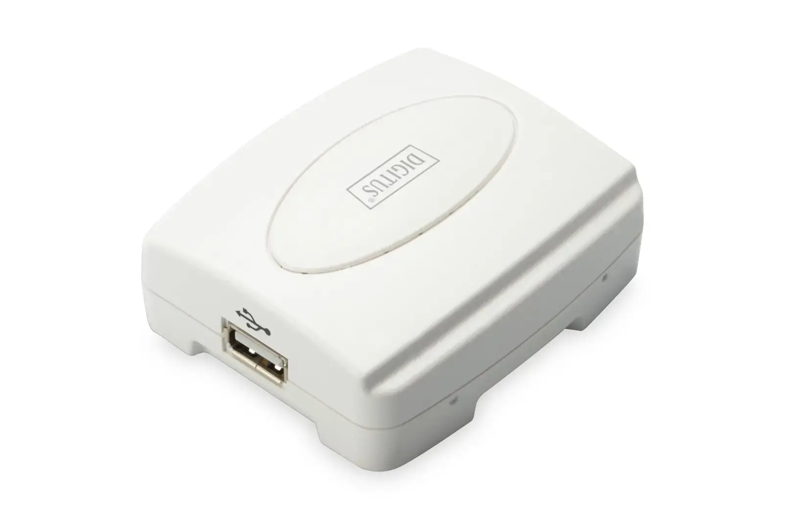 DIGITUS USB spausdintuvų serveris 1 prievadas 1x RJ45 1x USB A USB 2.0 Visiems įprastiems O / S