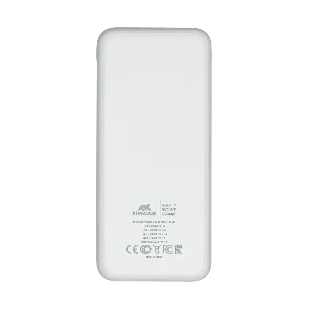 USB MAITINIMO BANKAS 10000MAH/VA2041 RIVACASE
