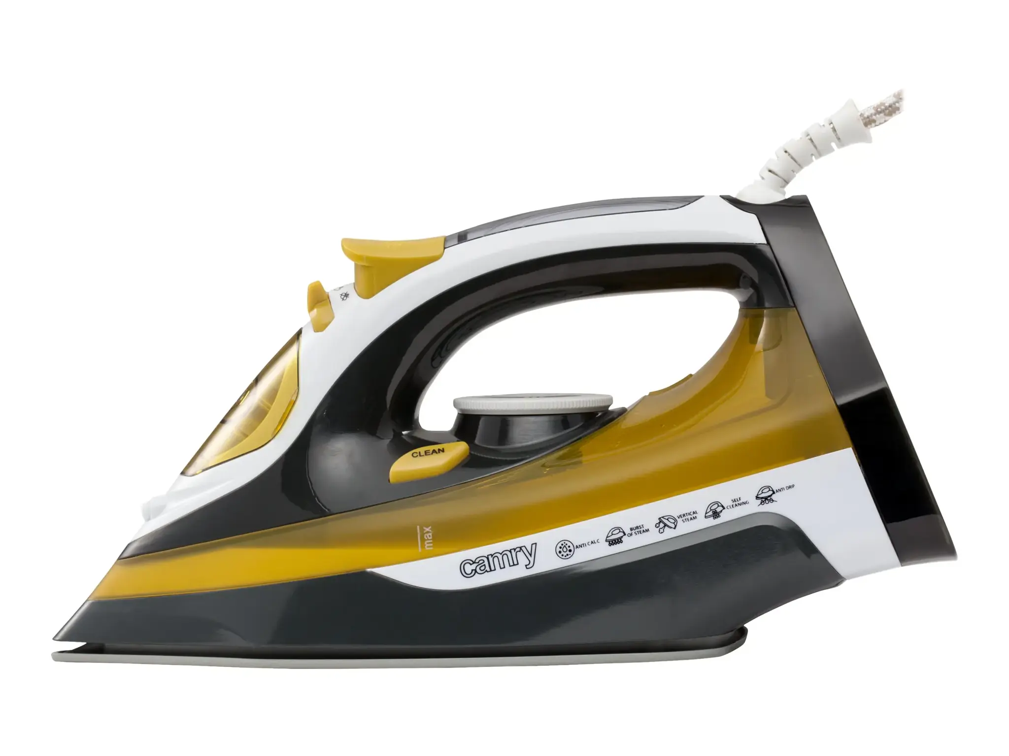 Camry CR 5029 lygintuvas Garinis lygintuvas juodas, geltonas 2400 W