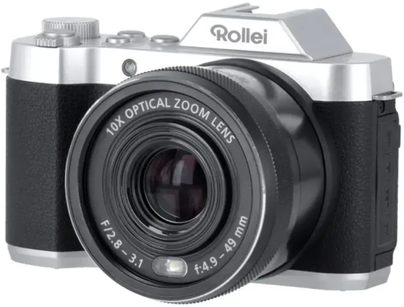 Rollei Powerflex 10x Retro, black/silver