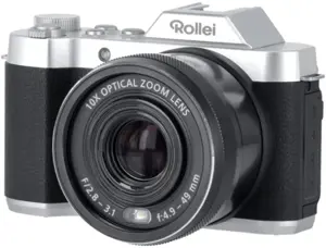 Rollei Powerflex 10x Retro, black/silver