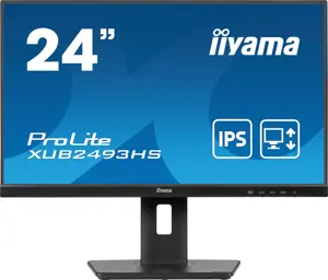 iiyama ProLite XUB2493HS-B6, 60.5 cm (23.8"), 1920 x 1080 pixels, Full HD, LED, 0.5 ms, Black