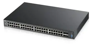 Zyxel XGS2210-52, valdomas, L2, Gigabit Ethernet (10/100/1000), montuojamas į stovą, 1U