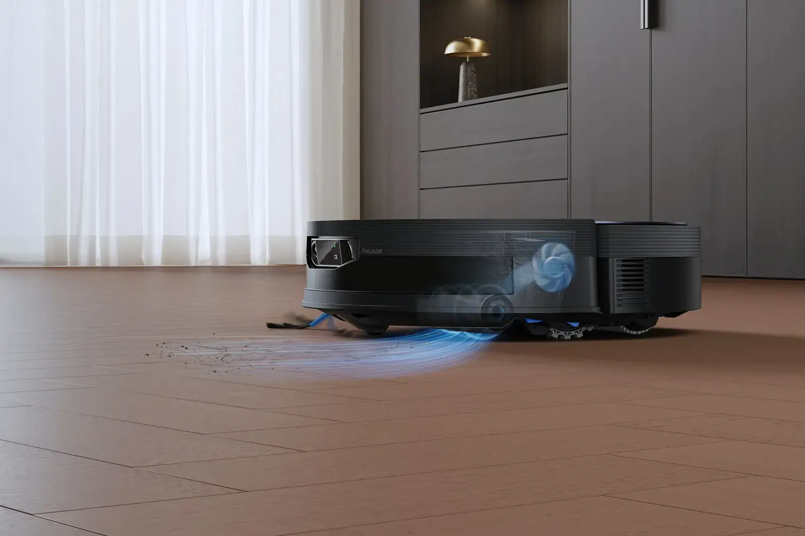 Dulkių siurblys-robotas Ecovacs DEEBOT X12 OmniCyclone, Pilka