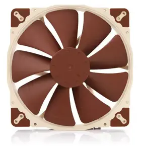 Noctua NF A20 5V PWM Kompiuterio korpuso ventiliatorius 20 cm, smėlio spalvos, raudonas