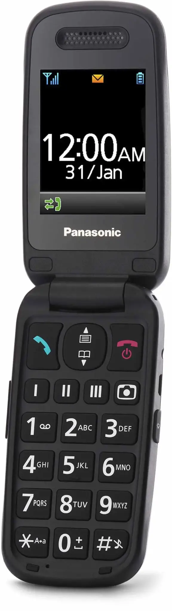 Mobilusis telefonas Panasonic KX-TU446EXG (Nėra LT kalbos), Pilka