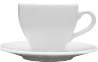 Puodelis Paula, su lėkštute, porcelianas, 70 ml, 6 vnt