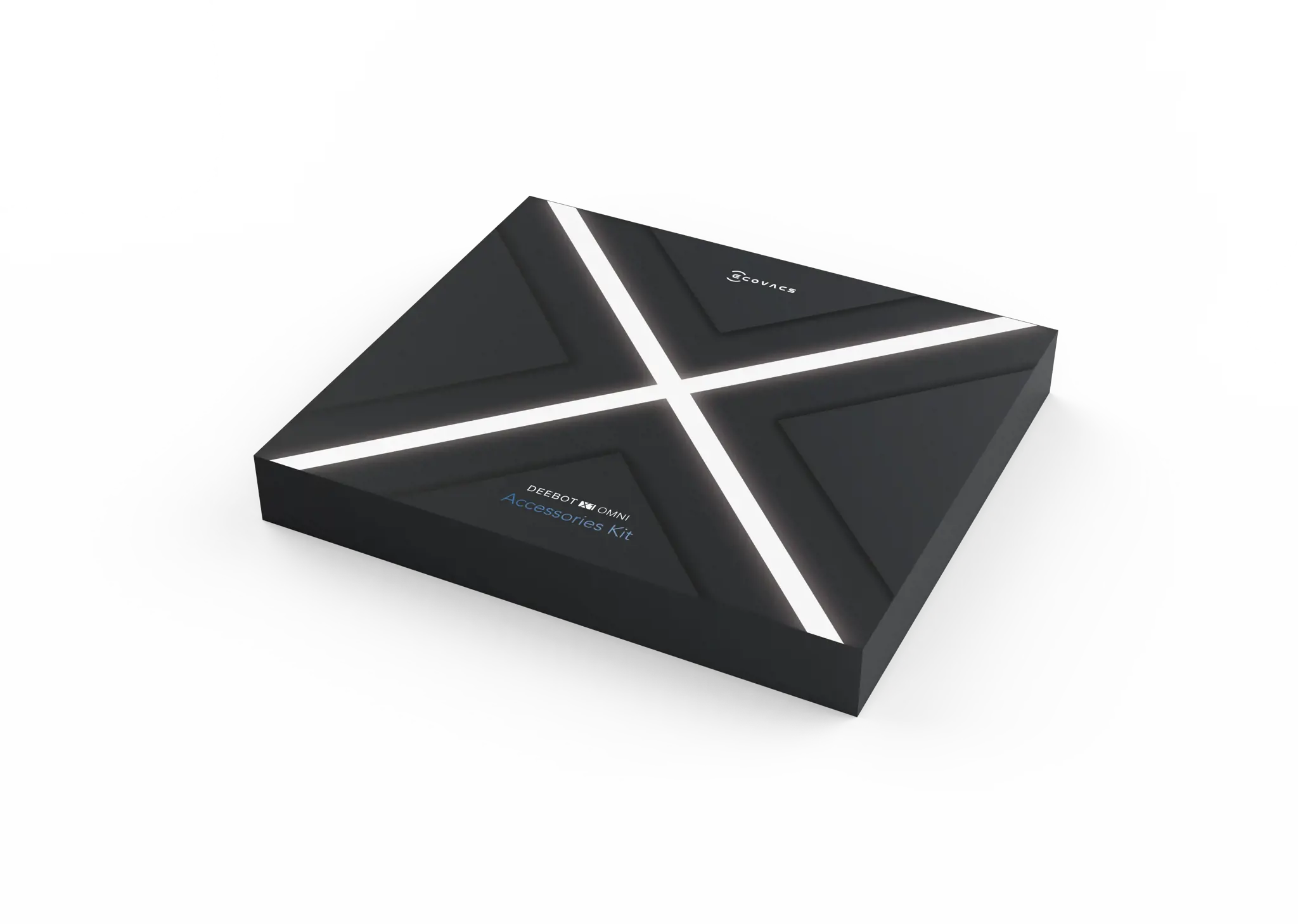 "Ecovacs" priedų rinkinys D-KT01-0027 2x šoninis šepetys (juodas), 1x filtro rinkinys, 2x dulkių maišelis, 2 poros valymo šluostės, 1x valymo tirpalas 110 m, tinka X1 OMNI (juodas)