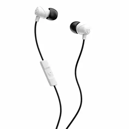 Skullcandy Jib 3,5 mm, į ausis, mikrofonas, balta/juoda