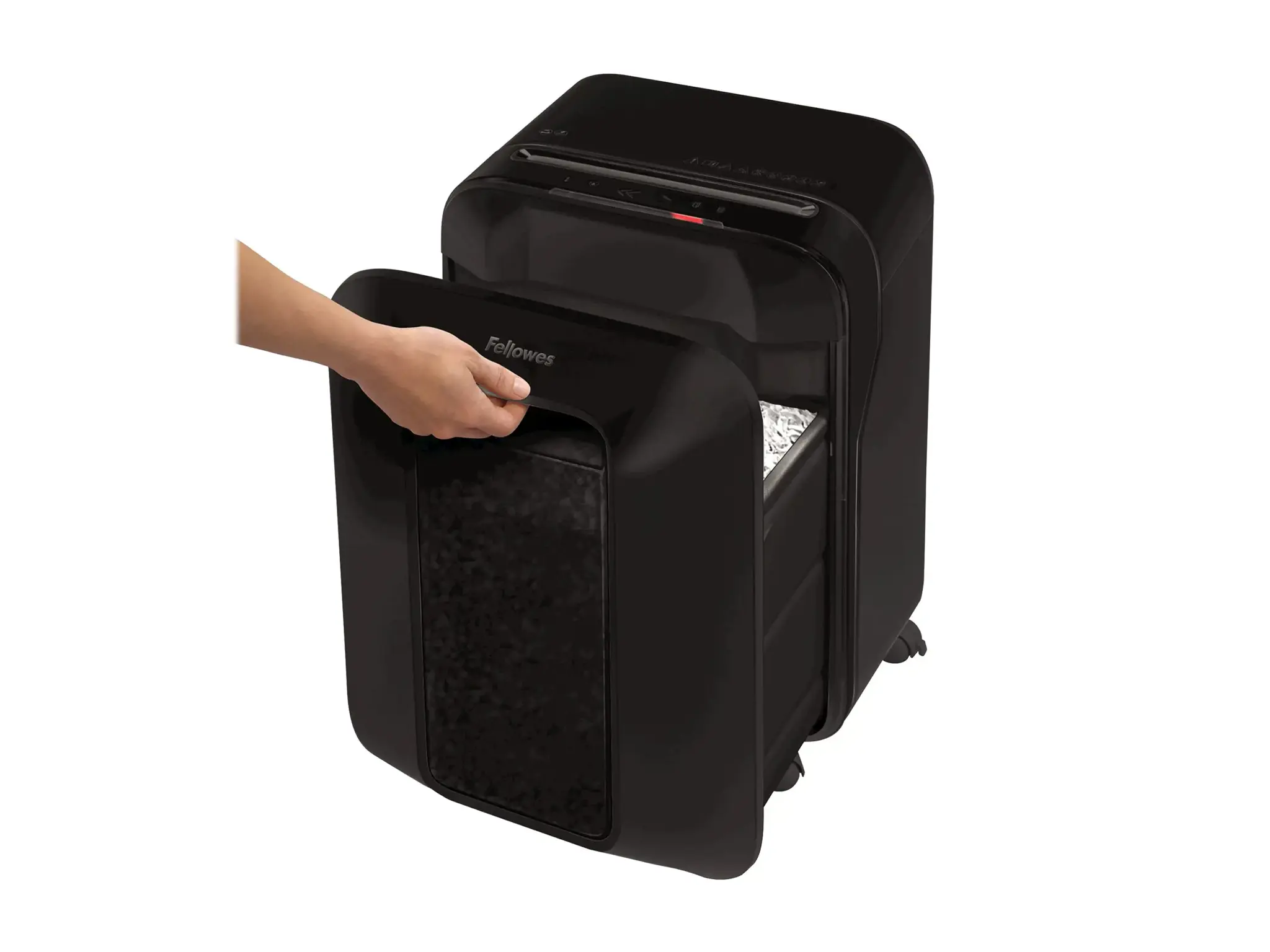 "Fellowes Powershred LX200", 4 x 12 mm, 22 l, jutiklinis, 4 ratukai, 2000 mm/min, 12 lapų