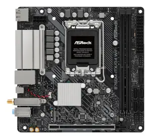 ASROCK B760M-ITX/D4 WIFI ITX 2xDDR4 1xPCIe 4.0 x16 LAN 1Gb/s Wi-Fi 6e+BT