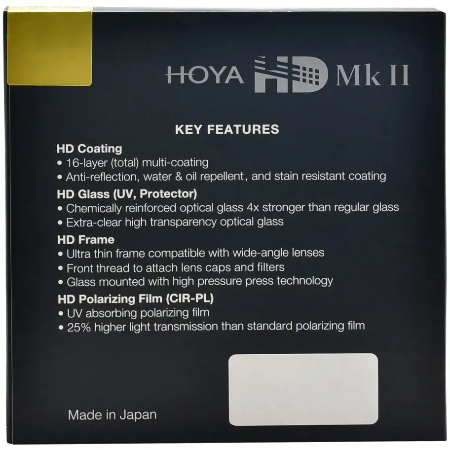 "Hoya" filtras žiedinis poliarizatorius HD Mk II 82 mm