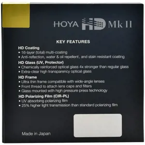 "Hoya" filtras žiedinis poliarizatorius HD Mk II 82 mm