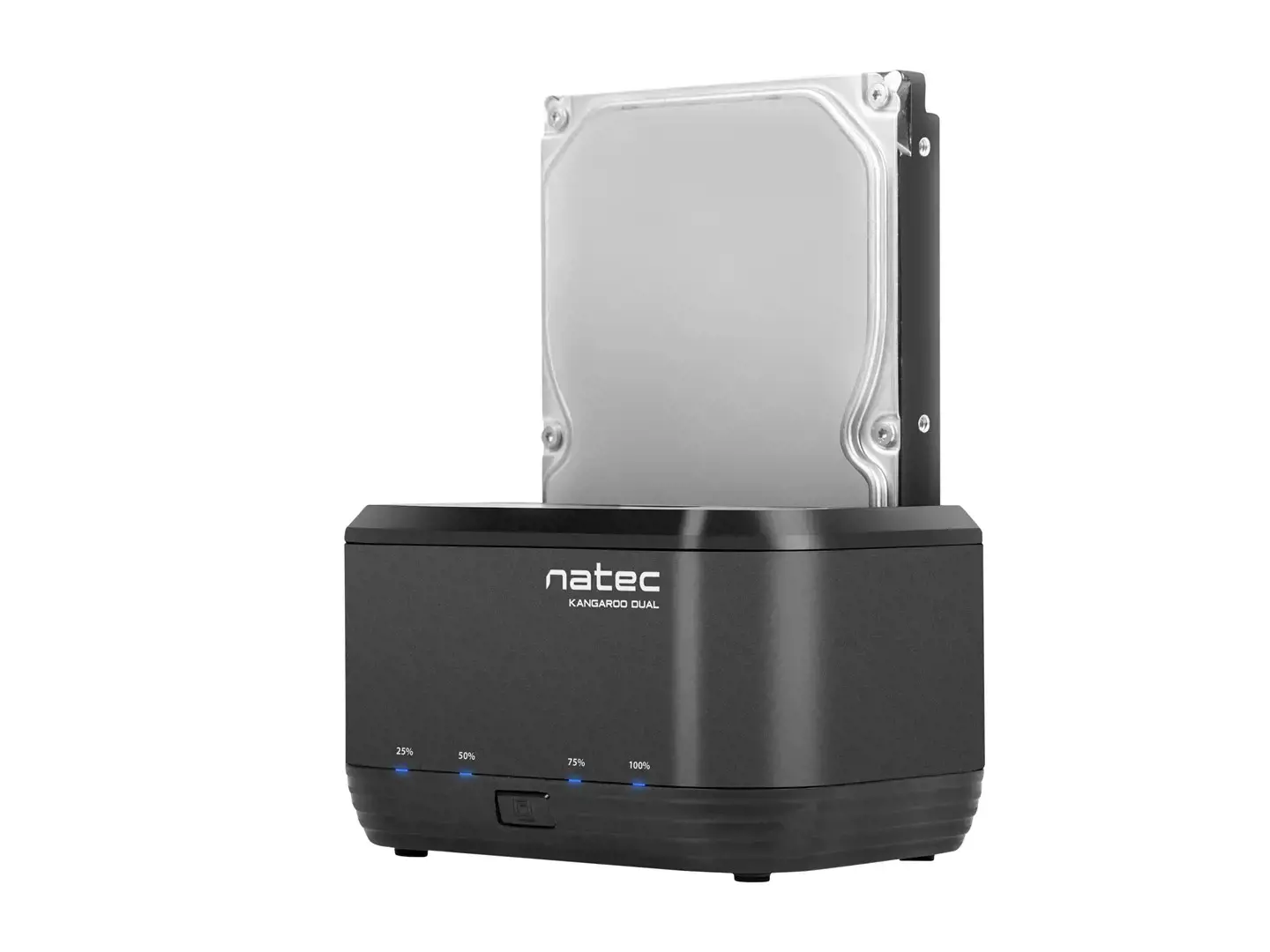 NATEC NSD-0955 Natec KANGAROO DUAL 2,5/3,5 HDD USB 3.0 + kintamosios srovės adapteris