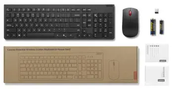 Lenovo Essential Wireless Combo Keyboard & Mouse Gen2 | Keyboard and Mouse Set | Wireless | Mouse included | Estonian | Black