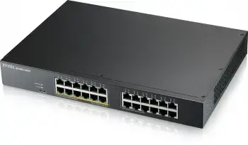 Zyxel GS1915-24EP, valdomas, L2, Gigabit Ethernet (10/100/1000), maitinimas per Ethernet (PoE), montuojamas į stovą, montuojamas ant sienos
