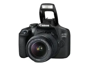 "Canon EOS 2000D" + EF-S 18-55mm f/3.5-5.6 III, 24,1 MP, 6000 x 4000 taškų, CMOS, "Full HD", juoda