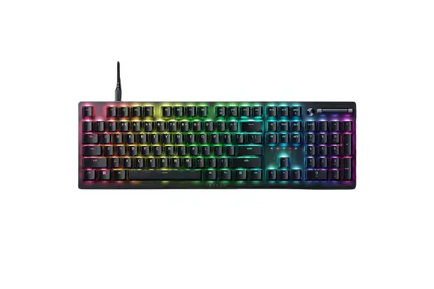 Razer Deathstalker V2, Žaidimų klaviatūra, RGB LED apšvietimas, NORD, juoda, laidinė