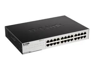 D-Link GO-SW-24G, nevaldomas, L2, Gigabit Ethernet (10/100/1000), dvipusis duomenų perdavimas, montuojamas į stovą, 1U