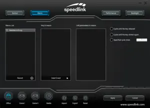 Speedlink mouse Decus NX RGB, black (SL-680024-RRBK)