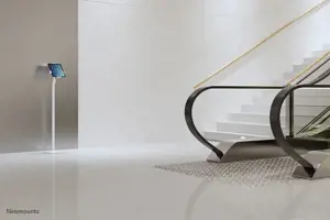 "Neomounts by Newstar" planšetinių kompiuterių grindų stovas, Planšetinis kompiuteris/UMPC, Pasyvus laikiklis, Vidinis, Baltas