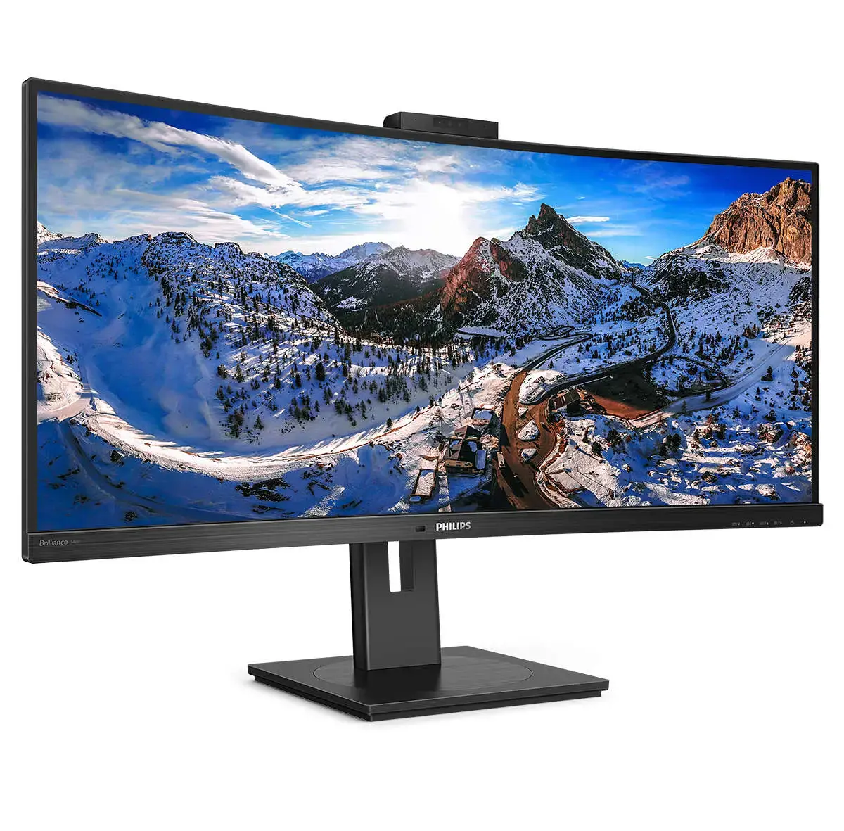Monitorius Philips P Line 346P1CRH/00, 86.4 cm (34"), 3440 x 1440 pixels, UltraWide Quad HD, LED, 4 ms, Black