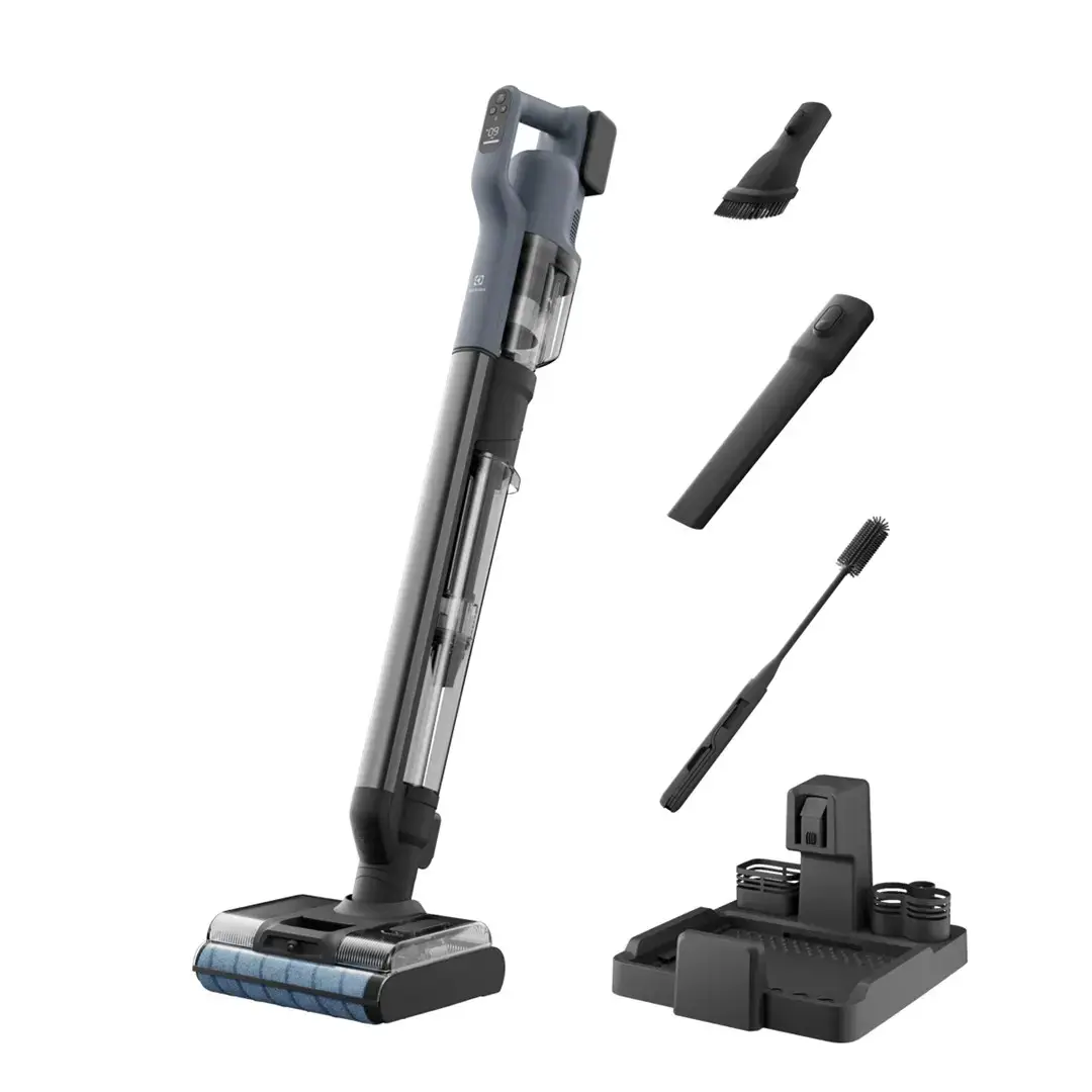 Electrolux EW82U1DB 2-in-1 stick vacuum Battery Dry&wet Cyclonic Bagless 85 W Blue 4.3 Ah