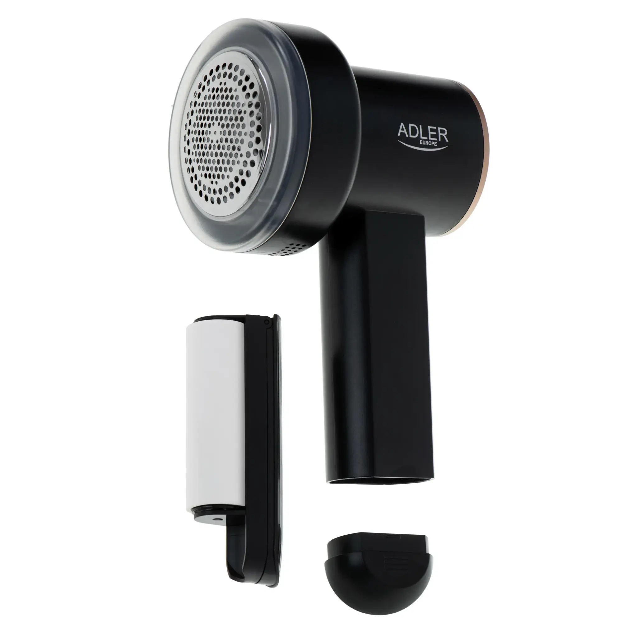 "Adler" | Plaušų valytuvas | AD 9619 | Juoda/auksinė | Įkraunama baterija | 10 W