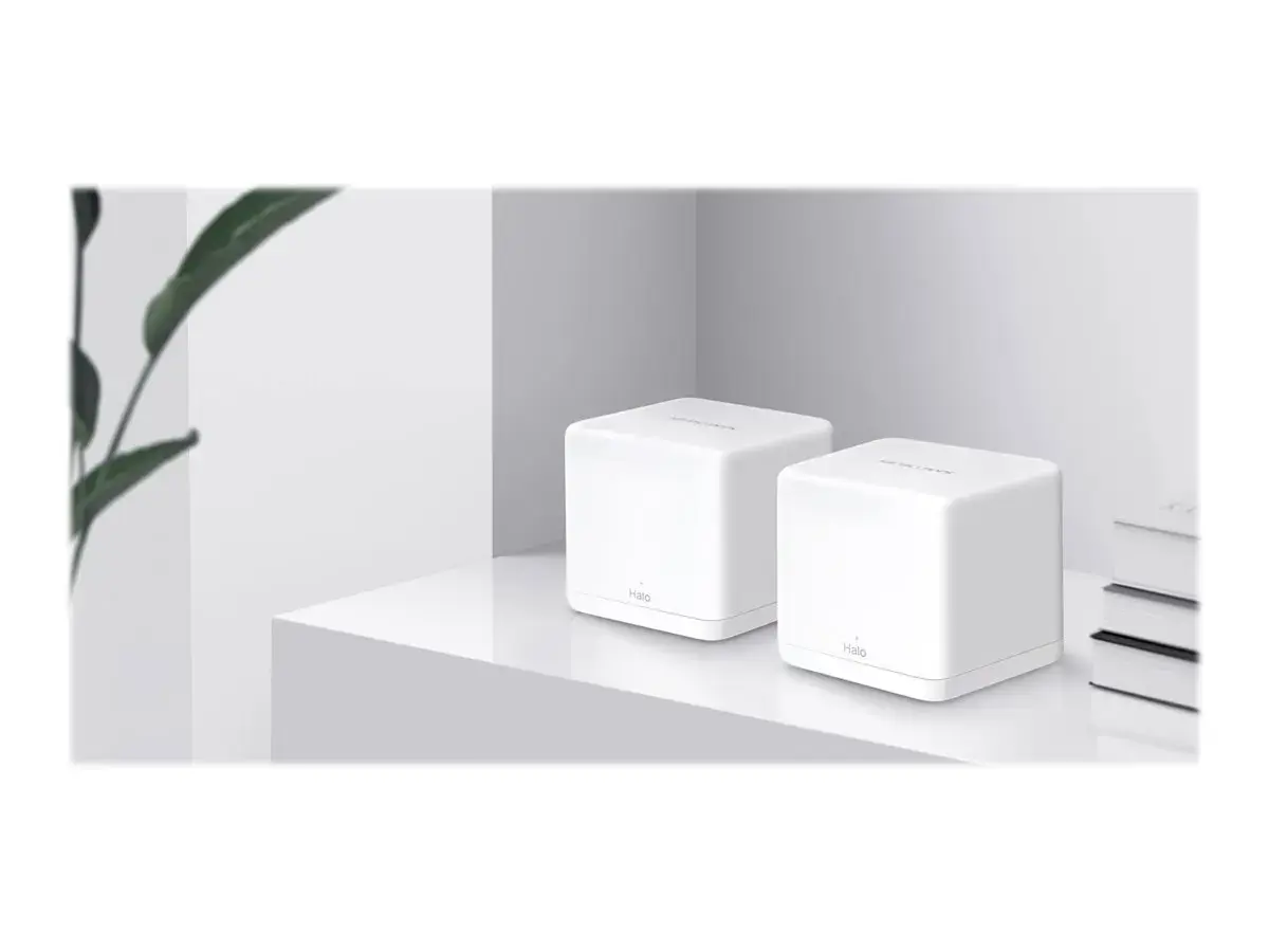 "Mercusys" AC1300 "Halo H30G" (2 vnt.) 802.11ac, 400+867 Mbit/s, Ethernet LAN (RJ-45) prievadai 2, tinklelio palaikymas taip, MU-MiMO taip, balta