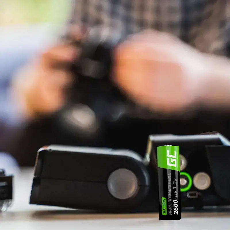 GREENCELL GR05 žaliasis elementas 2x akumuliatorius AA HR6 2600mAh