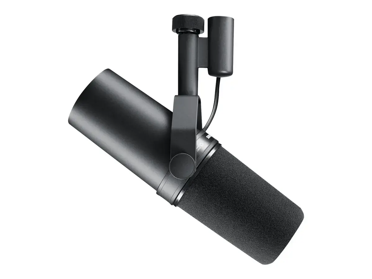 "Shure SM7B" mikrofonas Juodas studijinis mikrofonas