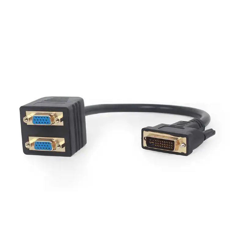 Gembird Adapter DVI-I Male to 2x VGA Female