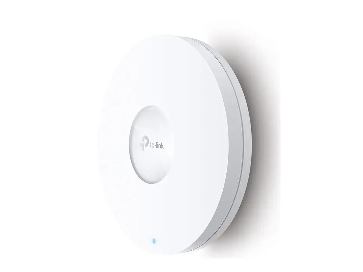 "TP-Link AX5400" lubinis "WiFi" prieigos taškas, 5400 Mbit/s, 574 Mbit/s, 4804 Mbit/s, 2500 Mbit/s, 2,4-5 GHz, IEEE 802.11a, IEEE 802.11ac, IEEE 802.11ax, IEEE 802.11b, IEEE 802.11g, IEEE 802.11n