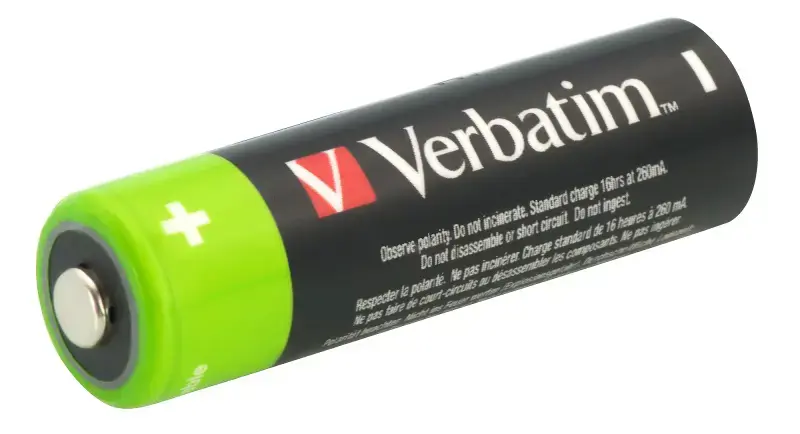 Verbatim 49517, Įkraunama baterija, AA, nikelio-metalo hidrido (NiMH), 1,2 V, 4 vnt., 2500 mAh