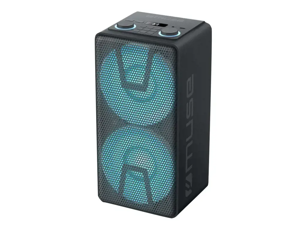 "Muse Party Box" garsiakalbis M-1805 DJ 150 W, "Bluetooth", belaidis ryšys, juodas
