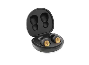 "Marley" tikros belaidės ausinės "Champion" Įmontuotas mikrofonas, "Bluetooth", juodos spalvos