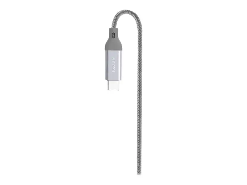 Silicon Power Boost Link Nylon LK30AC, 1 m, USB A, USB C, USB 3.2 Gen 1 (3.1 Gen 1), 5000 Mbps, pilka
