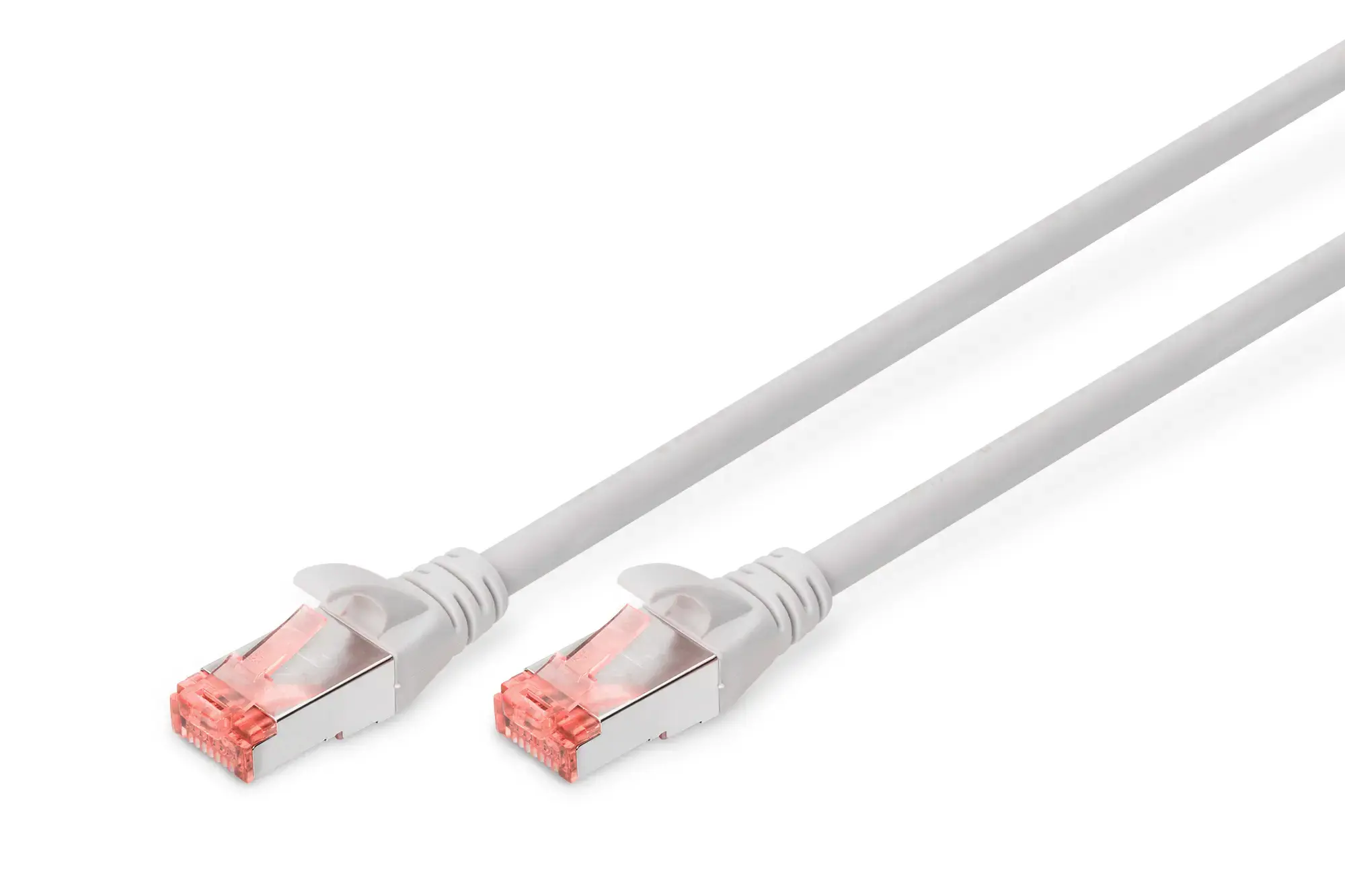DIGITUS patch cable SFTP/PIMF CAT6 15m 4x2AWG 26/7 2xRJ45 grey