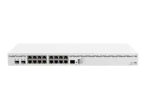 MIKROTIK CCR2004-16G-2S+ CLOUD CORE ROUTER 4x1.7GHZ 128MB NAND 2x 10GE SFP+ 16x 1GE prievadų 2x kintamosios srovės įvadai L6