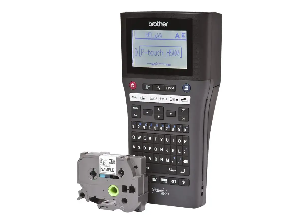 Brother PT-H500, QWERTY, TZe, 180 x 180 DPI, 30 mm/s, laidinis, juodas