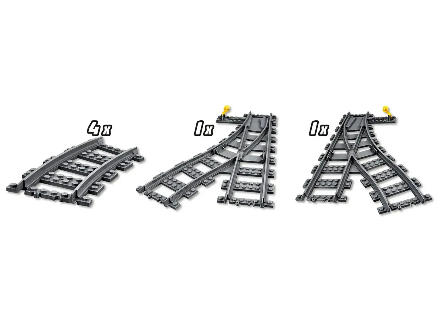LEGO City 60238 Trains perjungimo bėgiai
