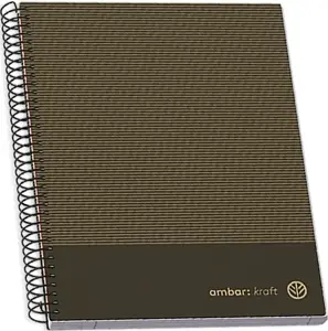 A5 Hardcover Sp Bk 100sh Kraft Sq
