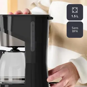 Kavos aparatas BLACK+DECKER ES9200110B, 1000 W, Overflow coffee maker
